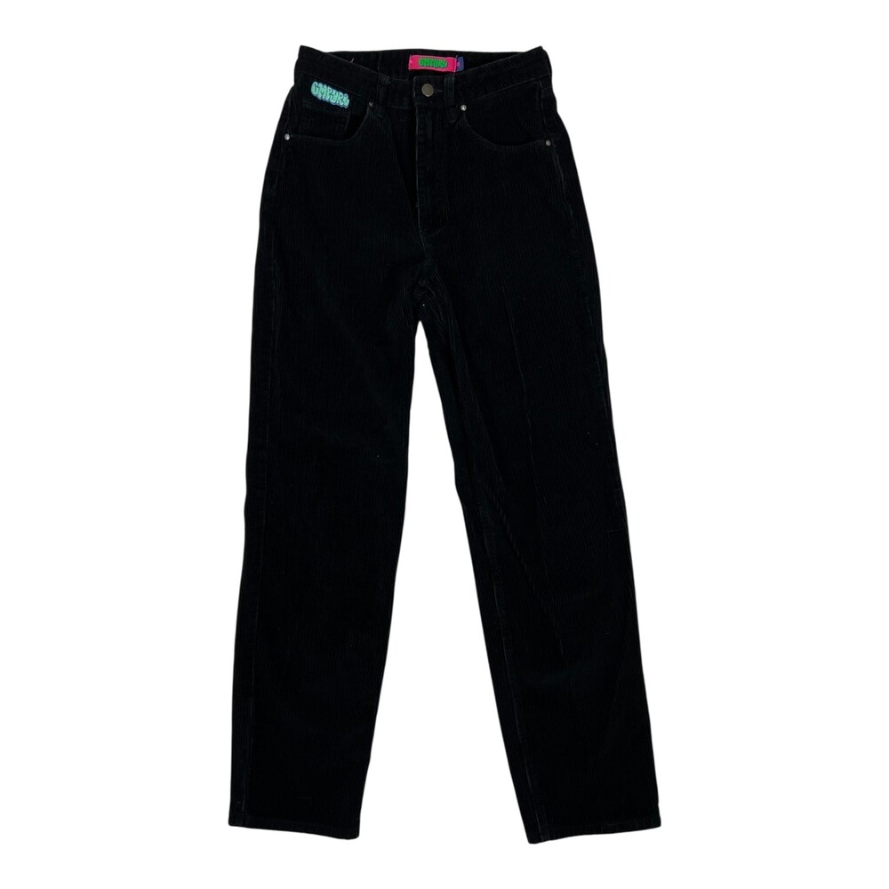Empyre Cargo Pants Women's 0 Black Corduroy Pants Y2K Baggy